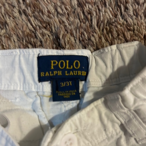 Polo by Ralph Lauren boys White Cargo Shorts - Picture 3 of 3